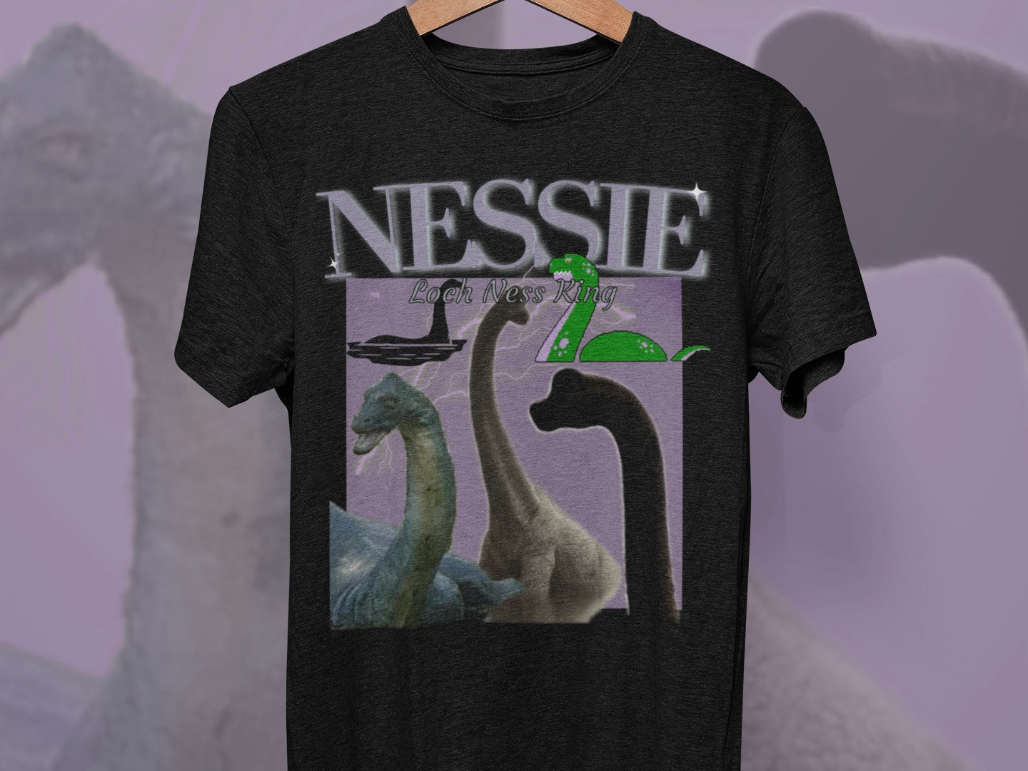 Nessie Loch Ness King Homage T-Shirt