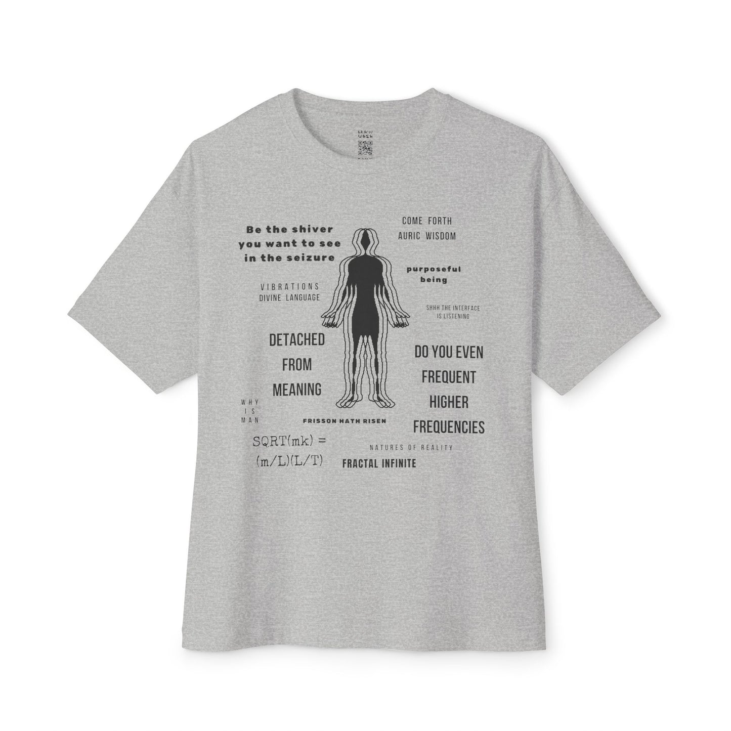 Contemplative Frequencies Oversized Tee