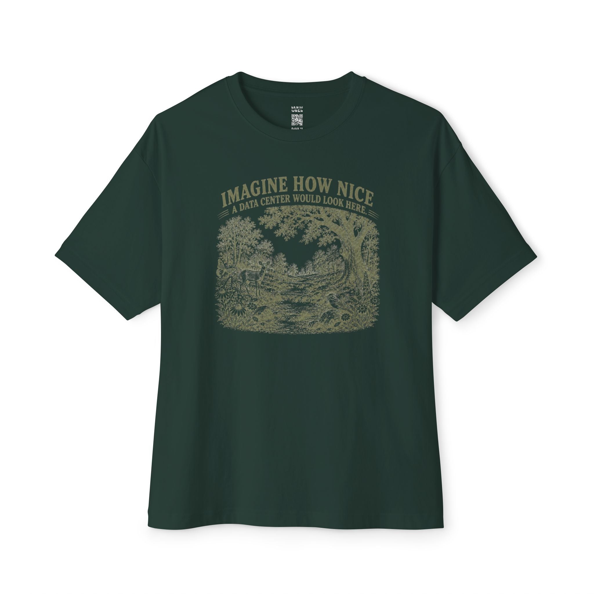 Imagine How Nice Babbling Brook Oversized Tee