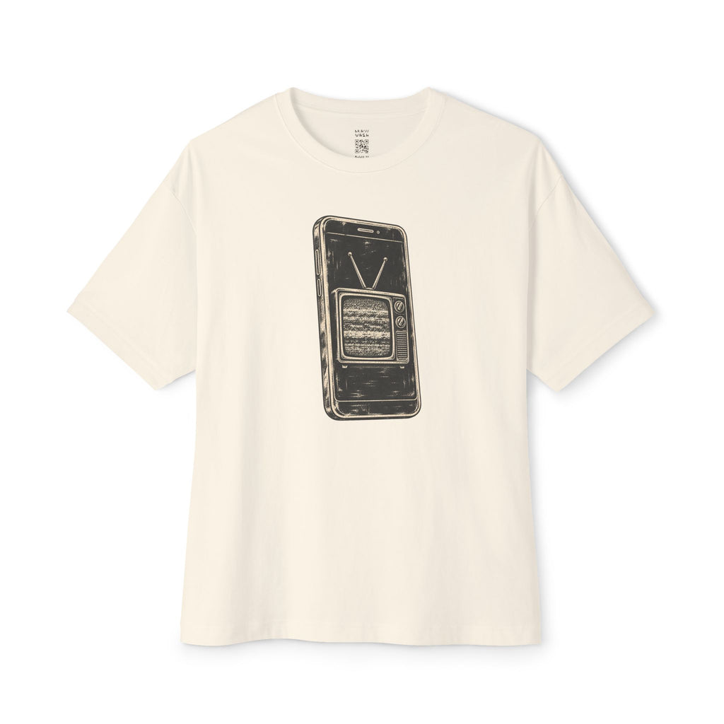 Nested Retro Static Oversized Tee