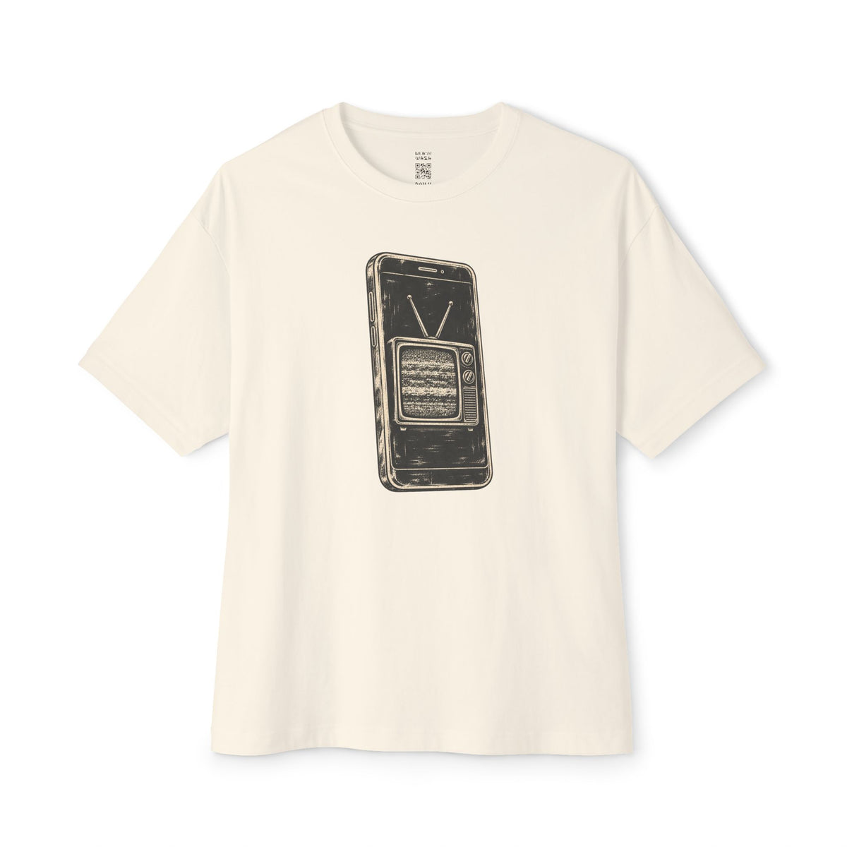 Nested Retro Static Oversized Tee