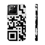 QR Print Tough Phone Case