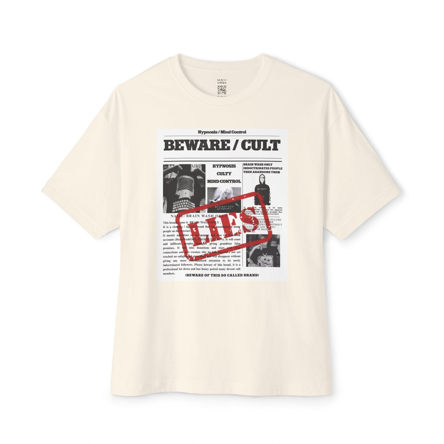 BEWARE / CULT Oversized Tee