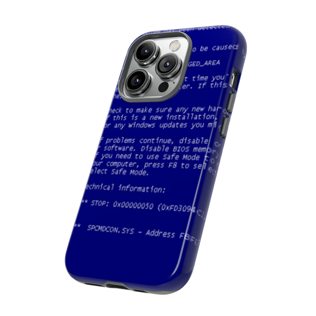BSoD (Blue Screen of Death) Phone Case