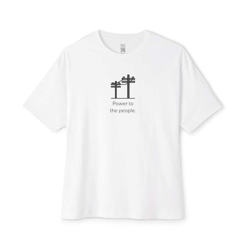 Power To The People Oversized Tee