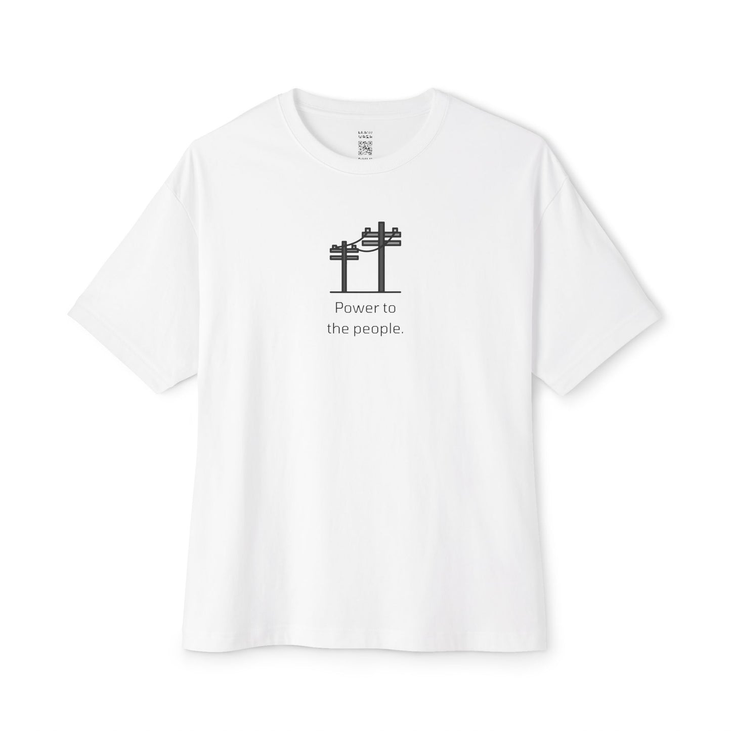 Power To The People Oversized Tee