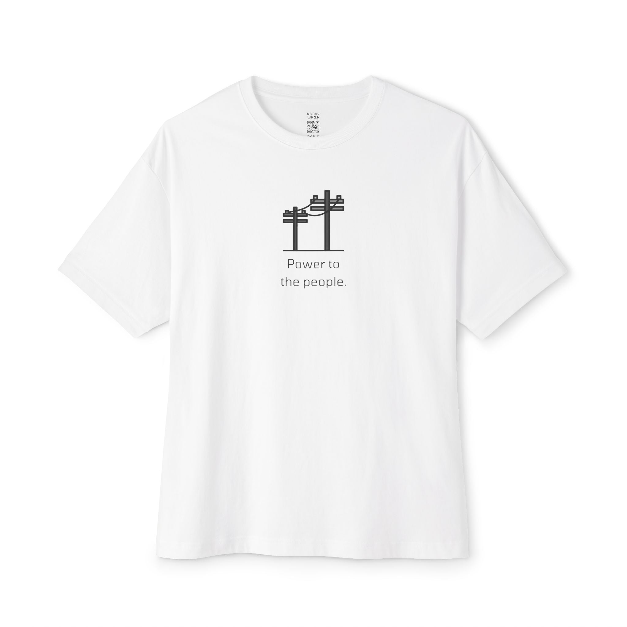 Power To The People Oversized Tee