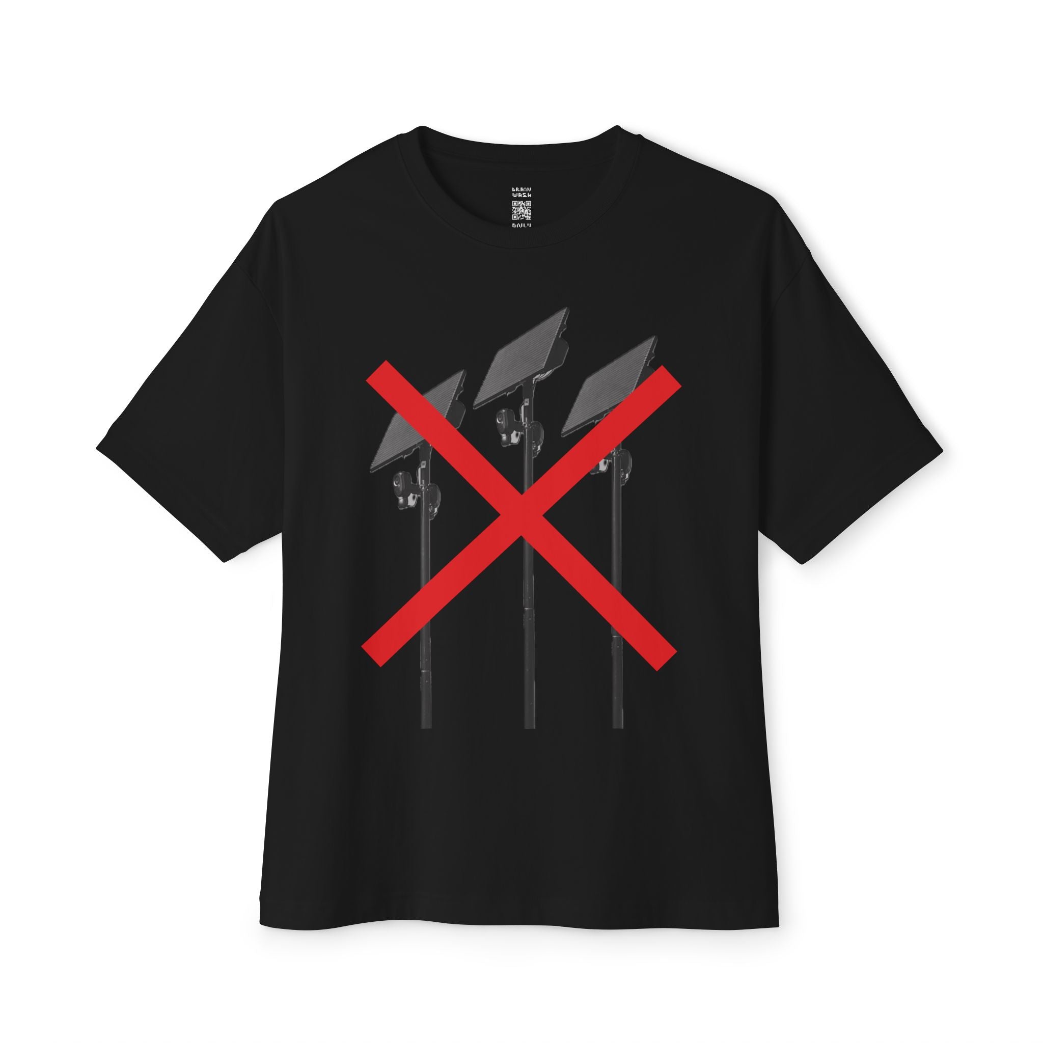 No Flock Cameras Oversized Tee