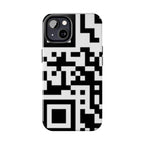 QR Print Tough Phone Case