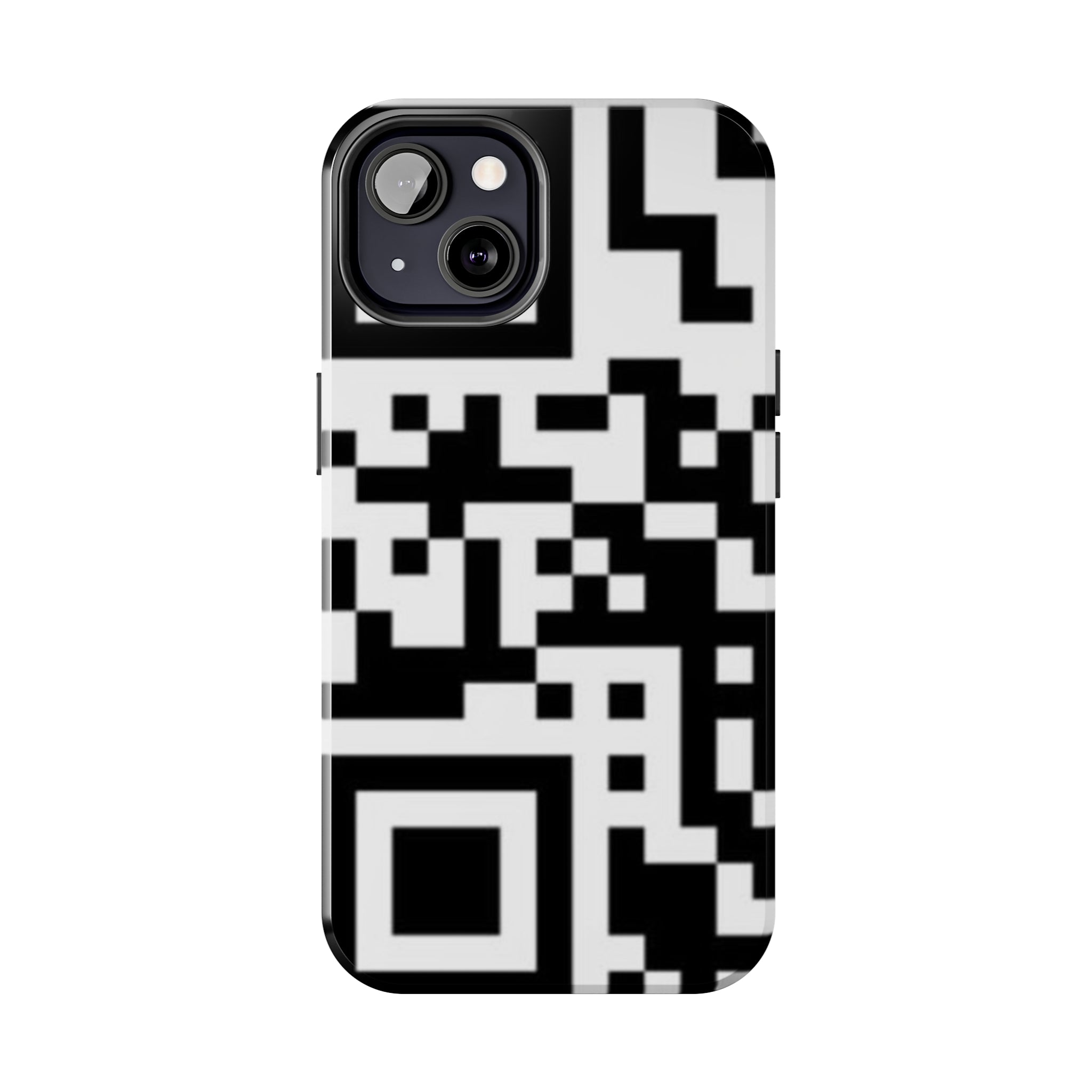 QR Print Tough Phone Case