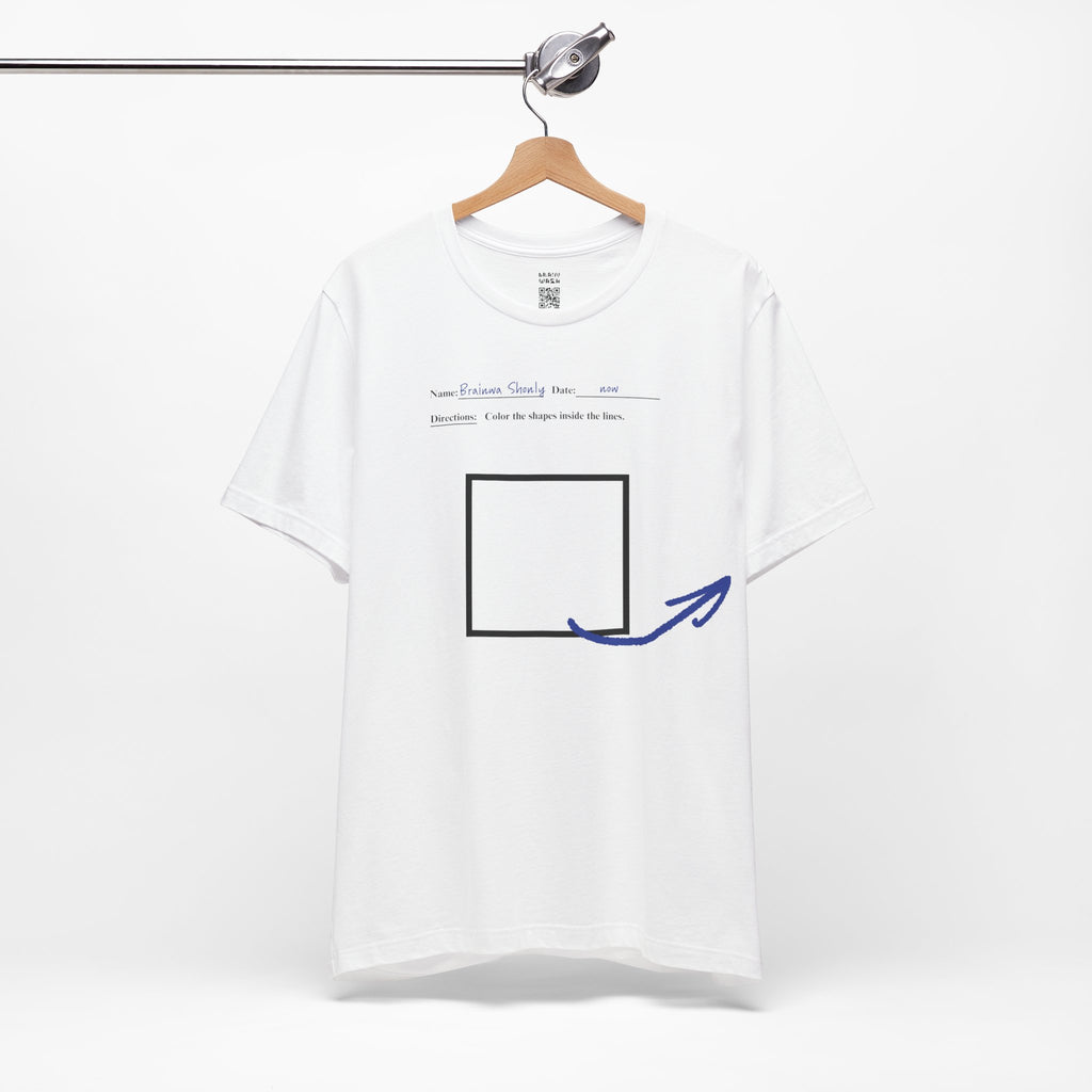 Directions: Color Inside The Lines (Square) T-Shirt