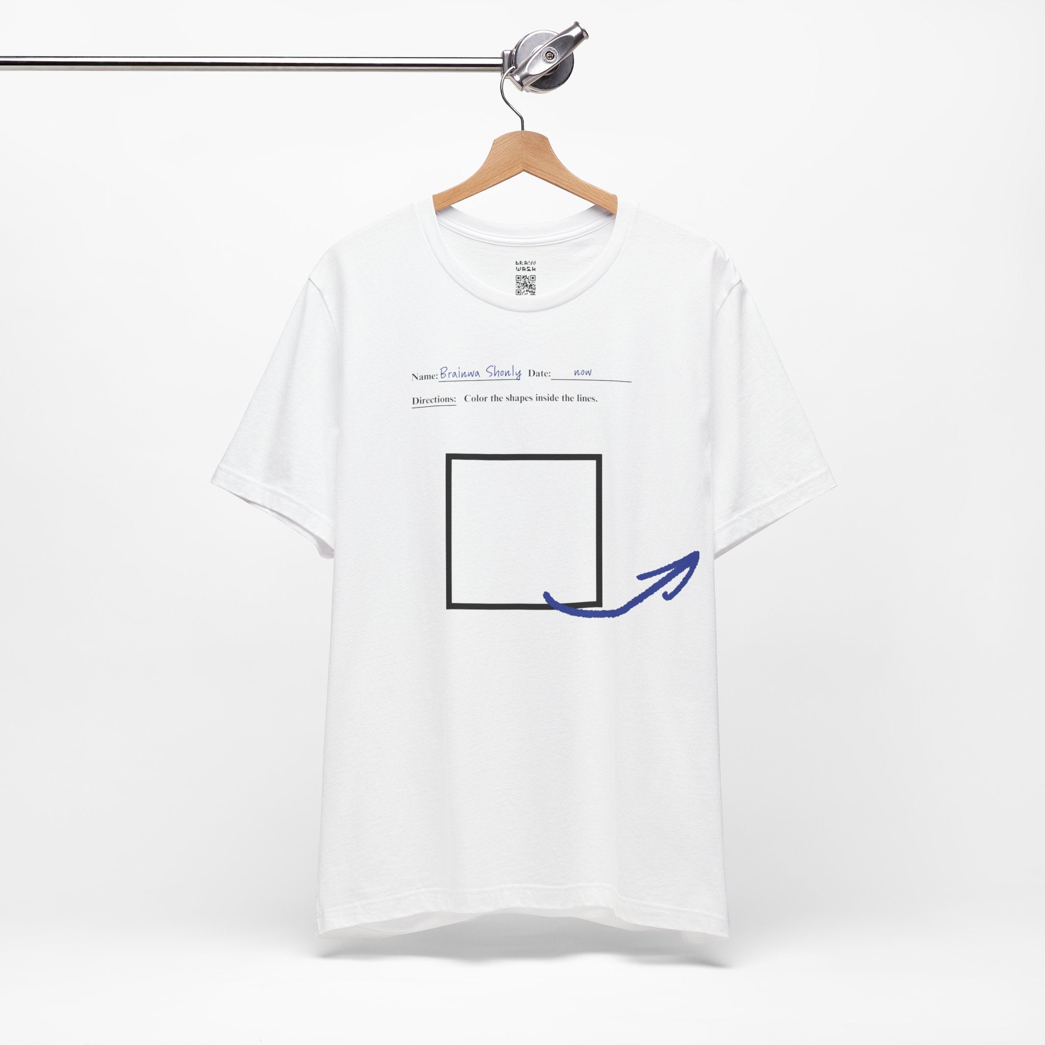 Directions: Color Inside The Lines (Square) T-Shirt
