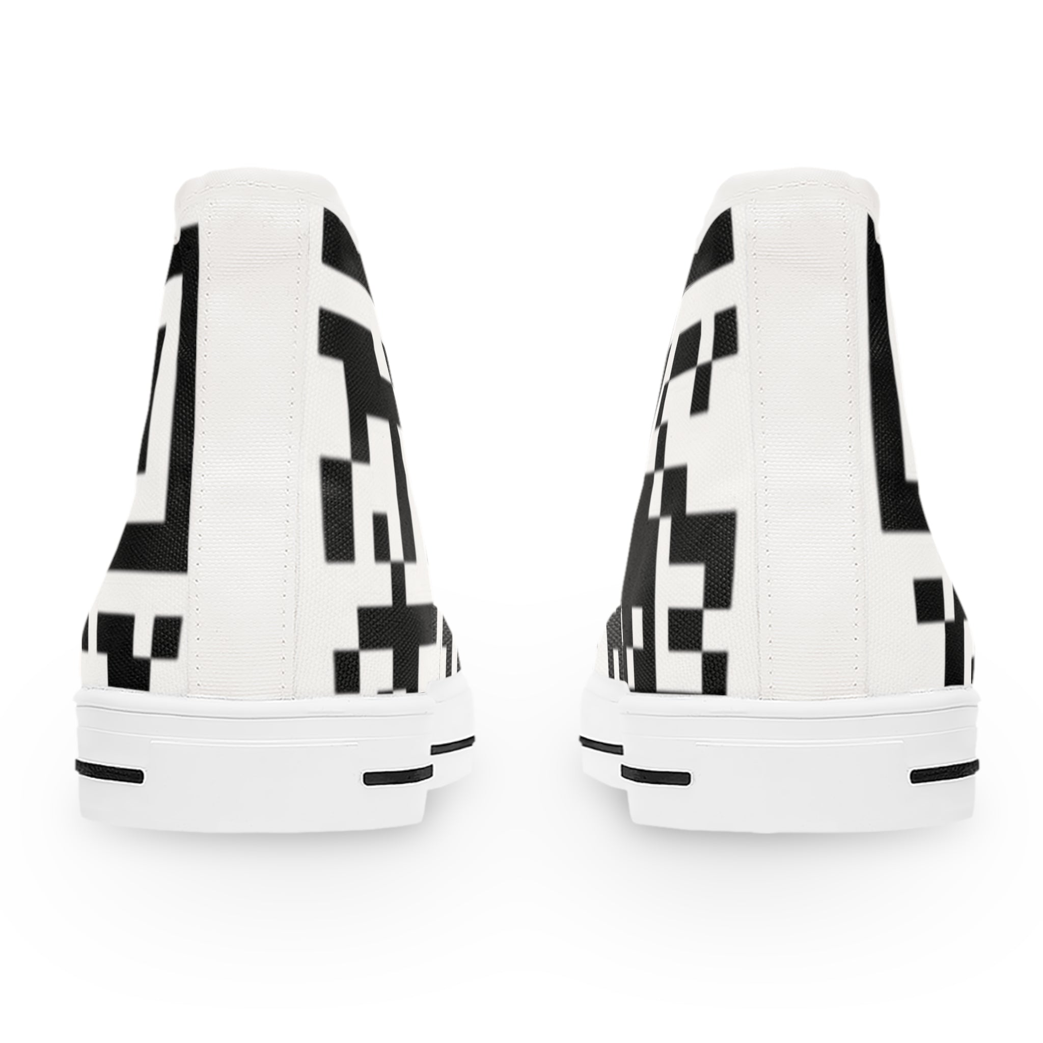 Women's QR Print High Top Sneakers