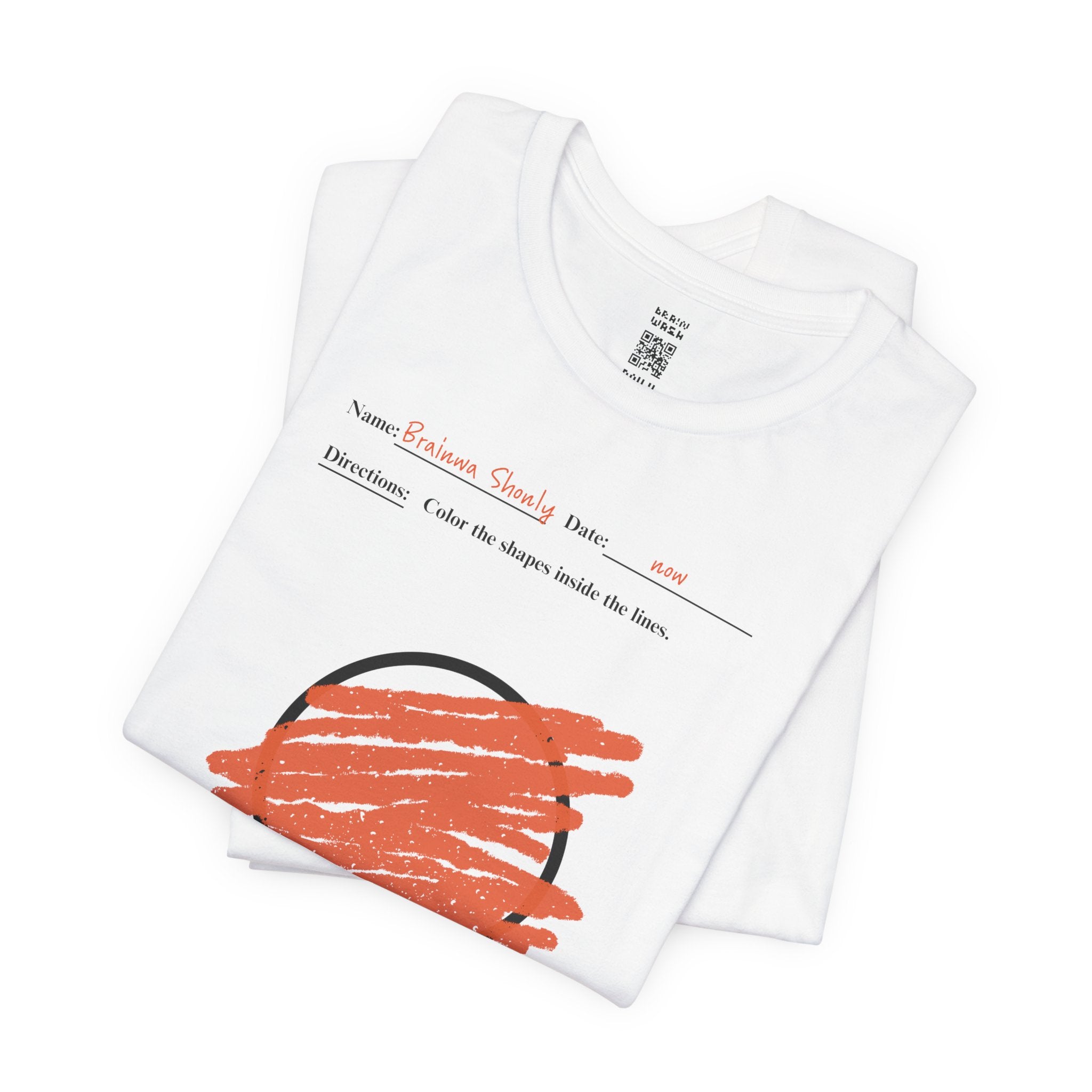Directions: Color Inside The Lines (Circle) T-Shirt