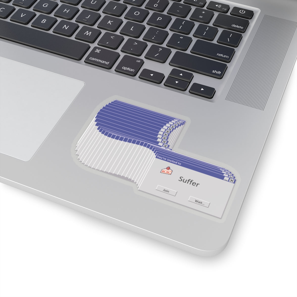 Invitation To Suffer Popup Sticker