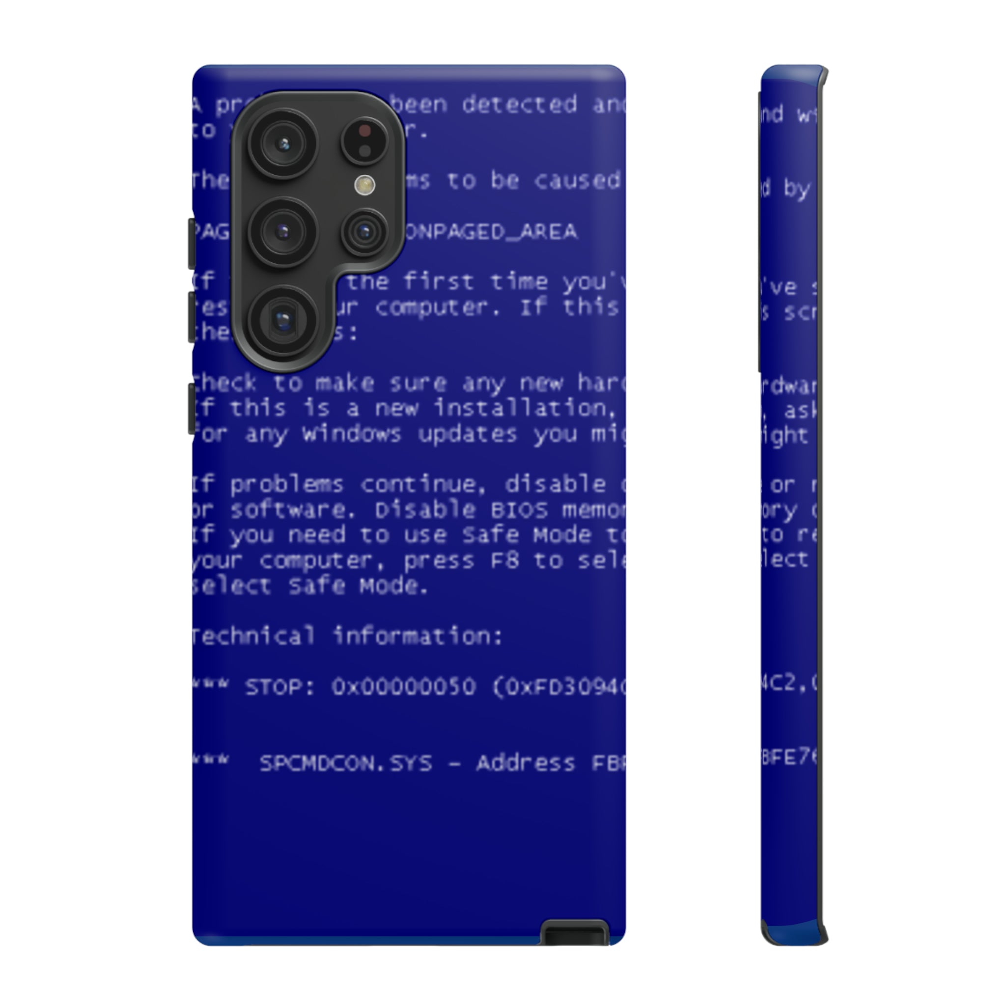 BSoD (Blue Screen of Death) Phone Case