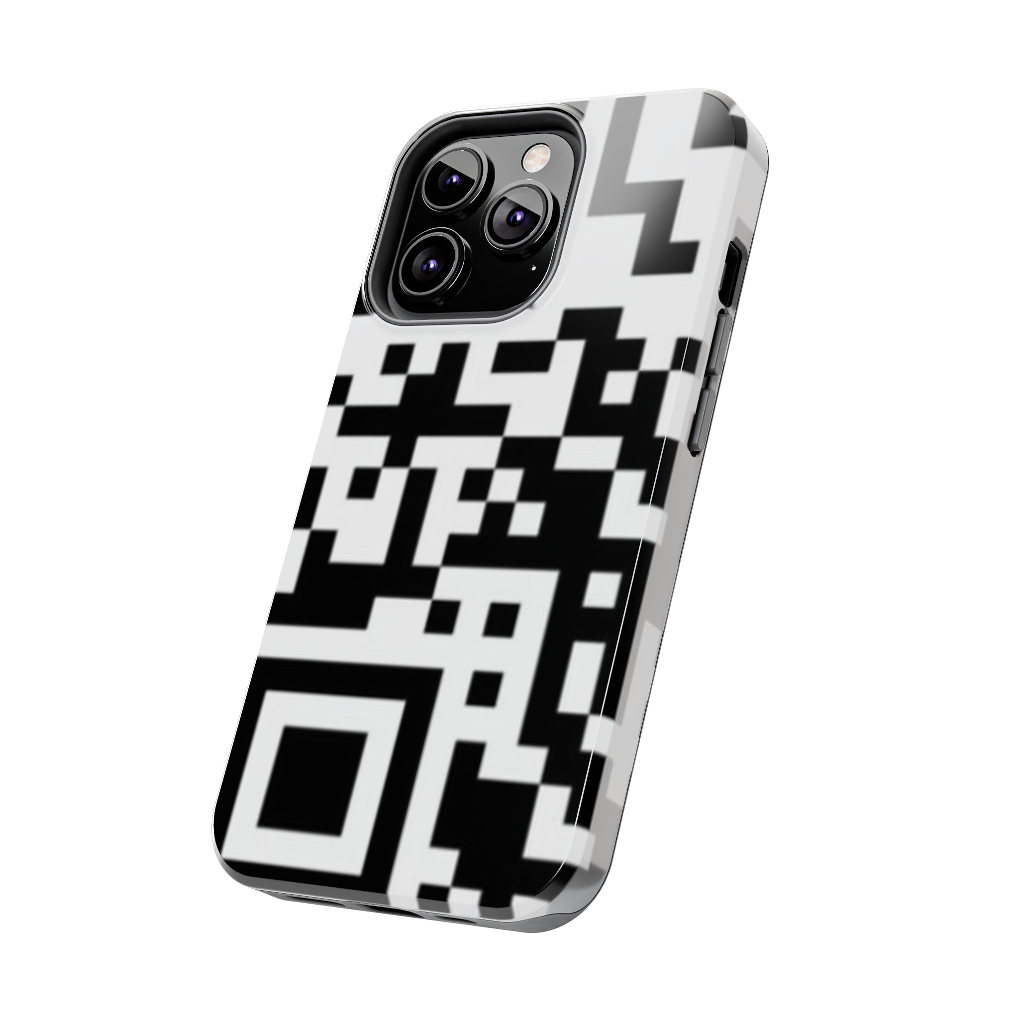 QR Print Tough Phone Case