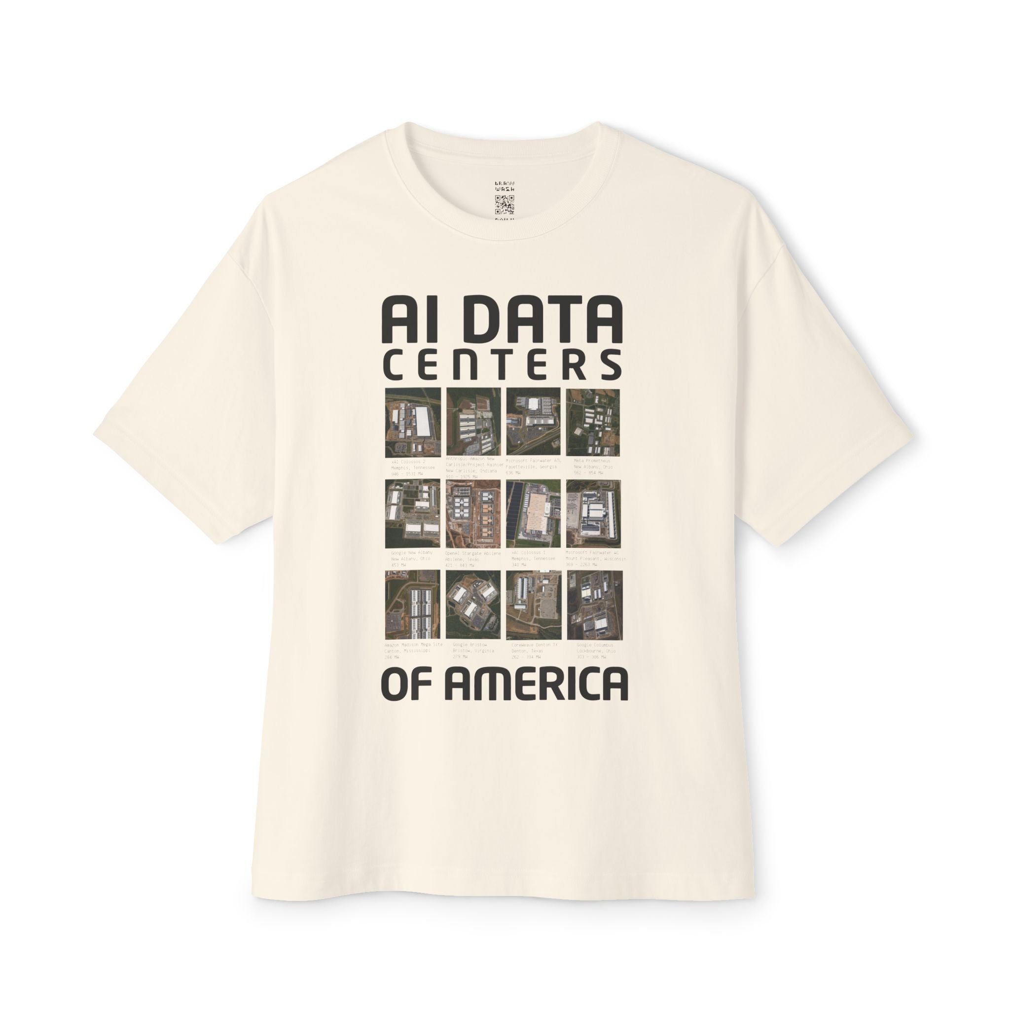 AI Data Centers Of America Oversized Tee