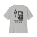 Your Face Clocked In Oversized Tee