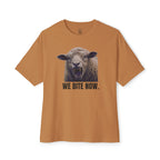 We Bite Now Sheep With Teeth Oversized Tee