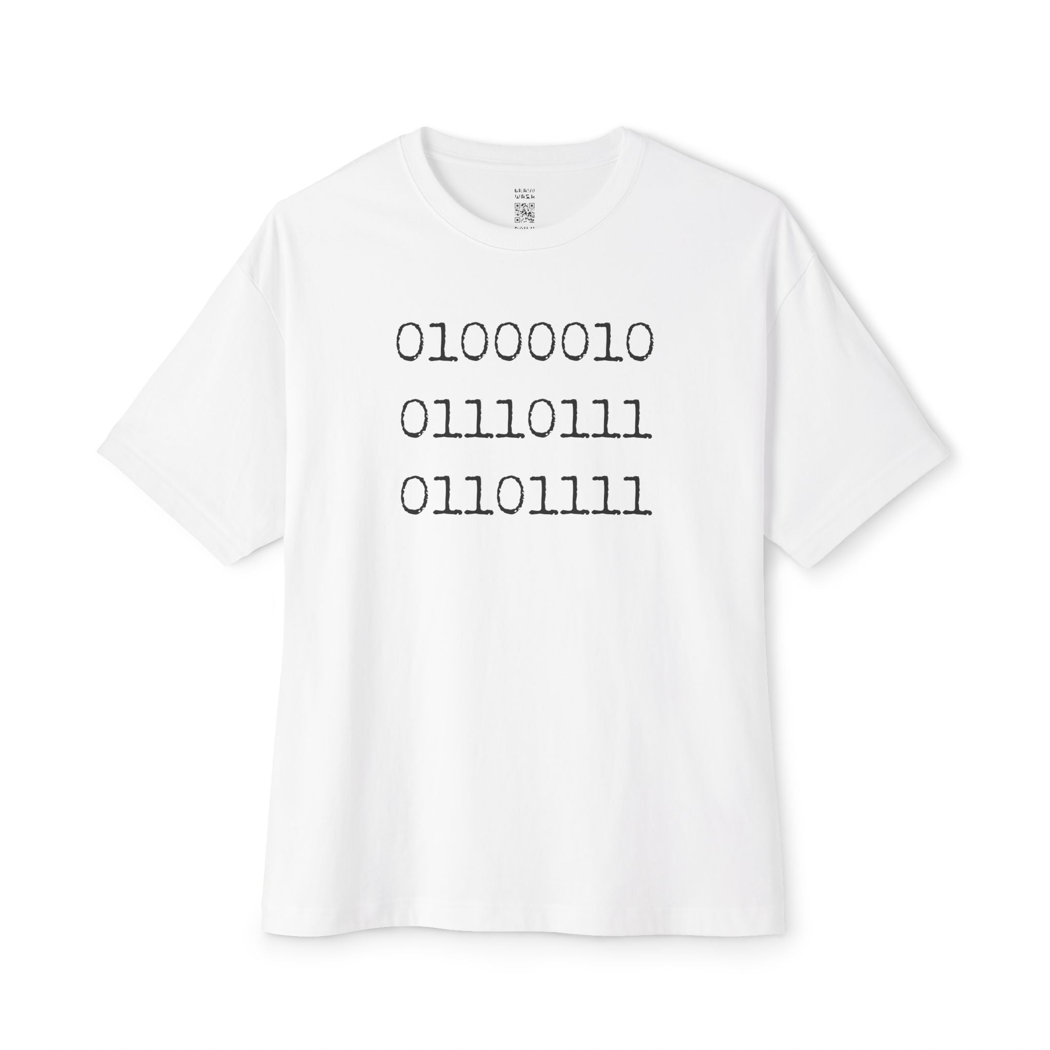 Binary BWO Oversized Tee