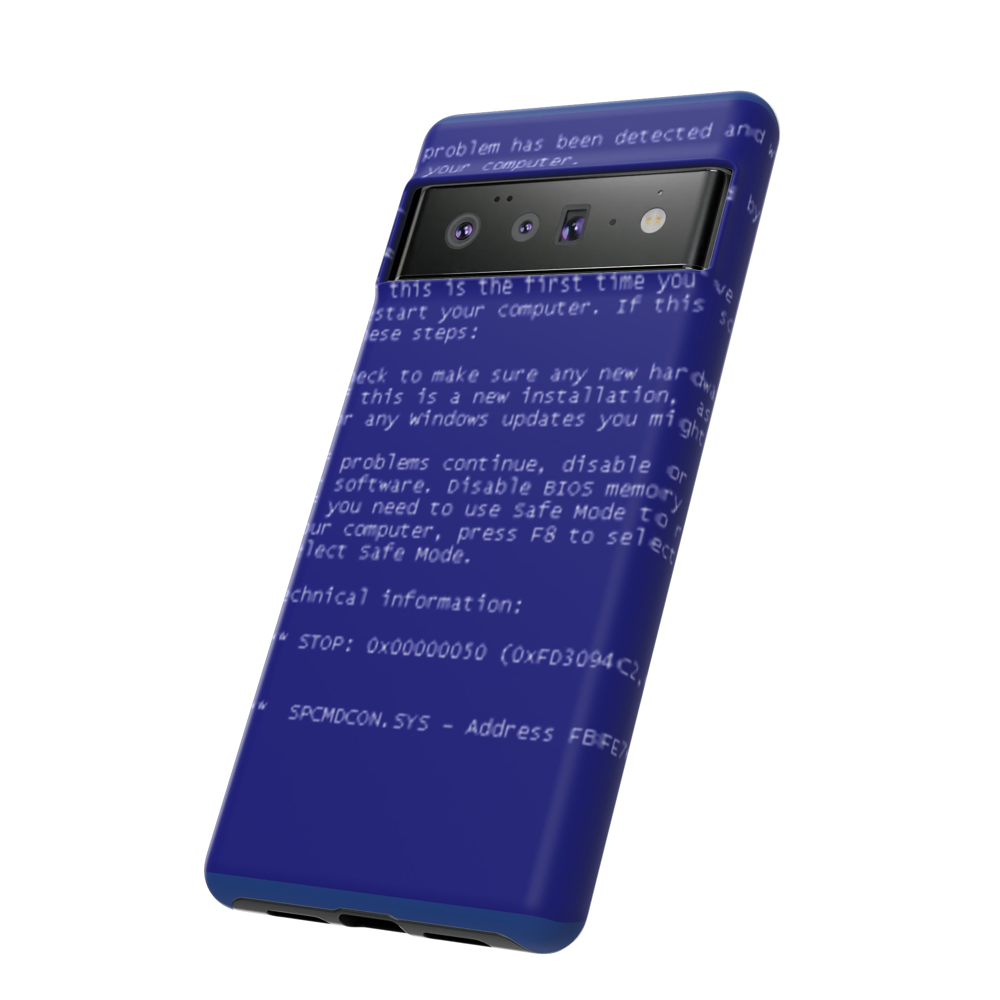 BSoD (Blue Screen of Death) Phone Case