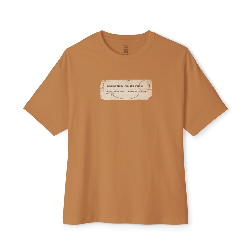 Instructions For The Future Oversized Tee