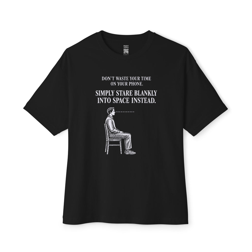 Stare Blankly Oversized Tee