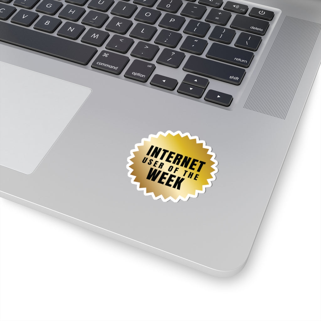 Internet User Of The Week Sticker