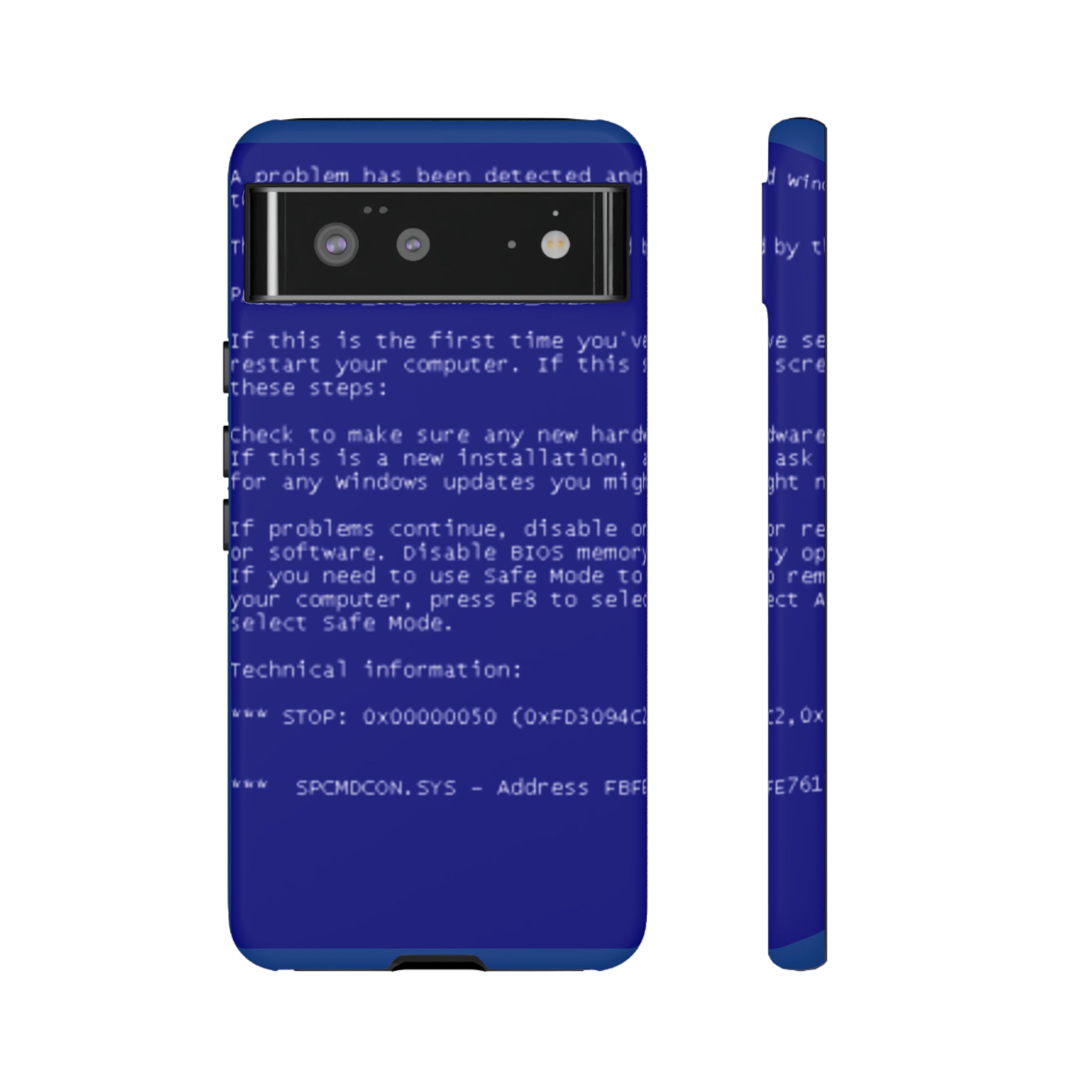 BSoD (Blue Screen of Death) Phone Case