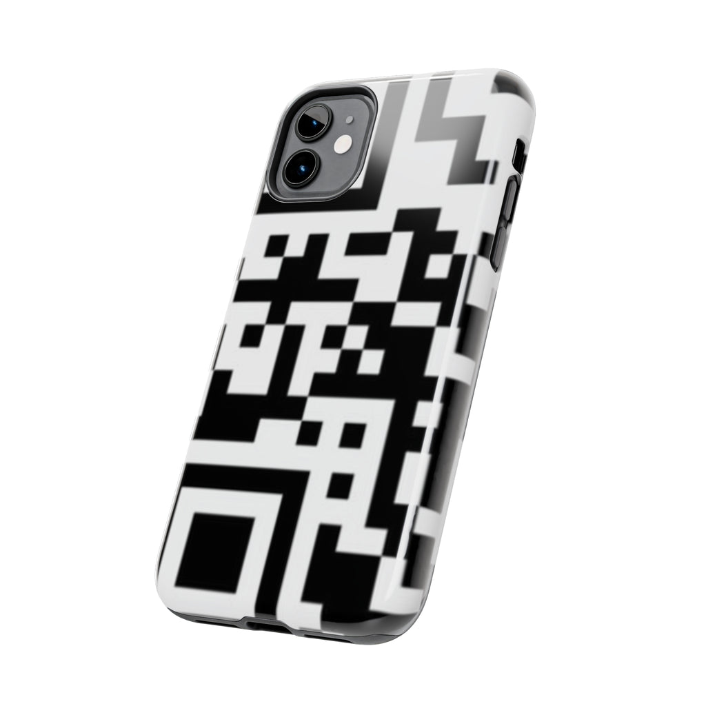 QR Print Tough Phone Case