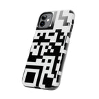 QR Print Tough Phone Case