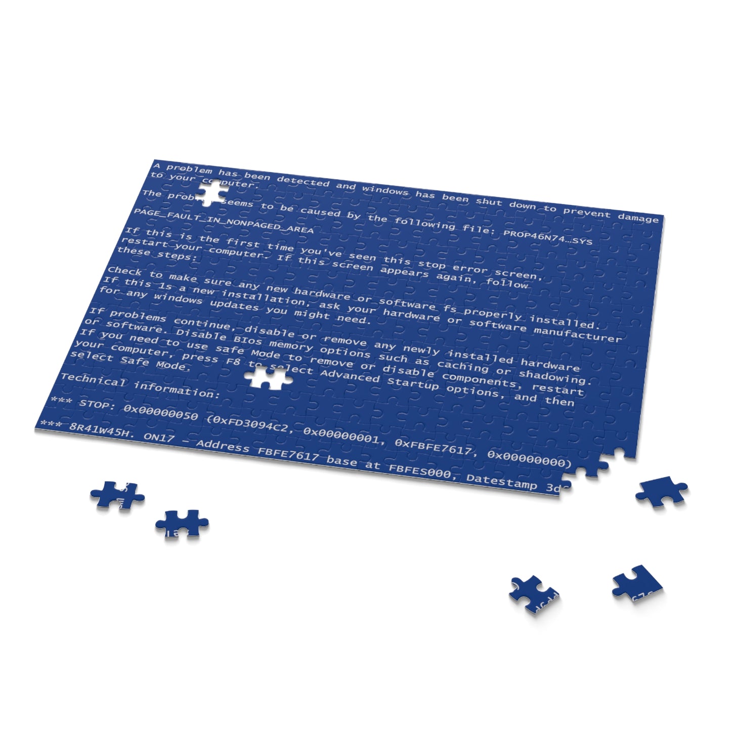 BSoD (Blue Screen of Death) Jigsaw Puzzle