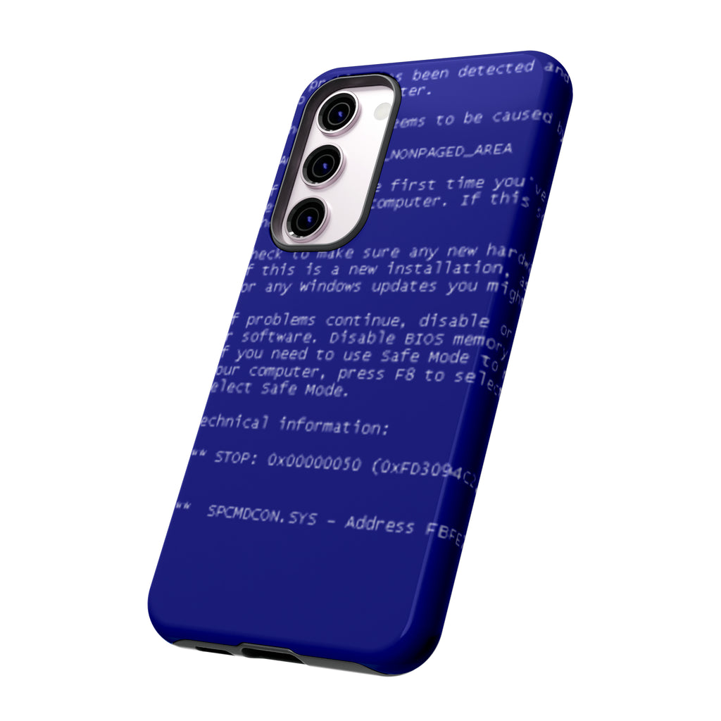 BSoD (Blue Screen of Death) Phone Case