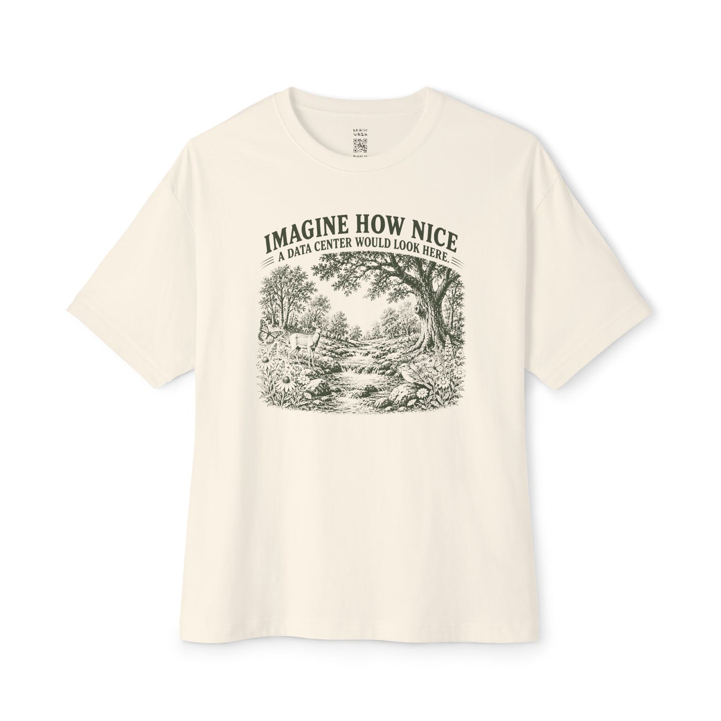 Imagine How Nice Babbling Brook Oversized Tee