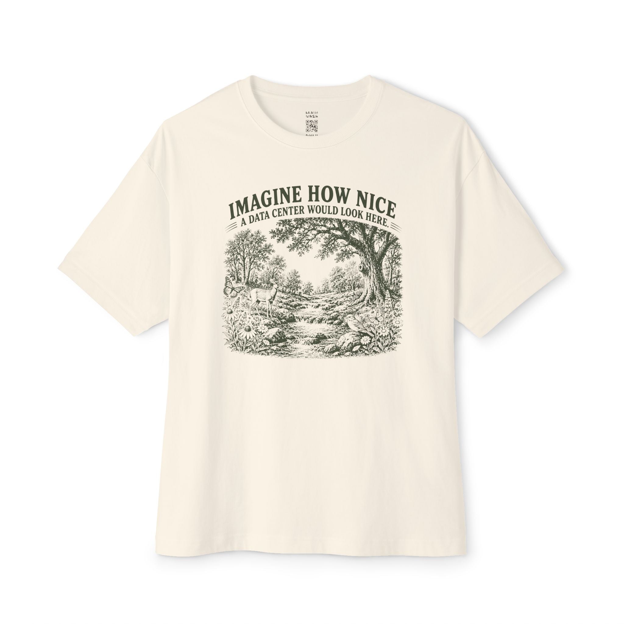 Imagine How Nice Babbling Brook Oversized Tee