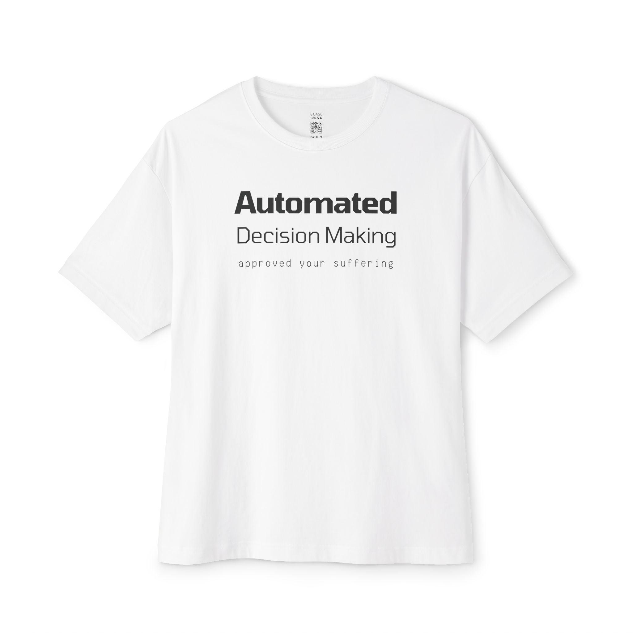 Automated Decision Making Oversized Tee