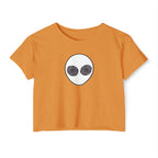 Trippy Alien Head Crop Top