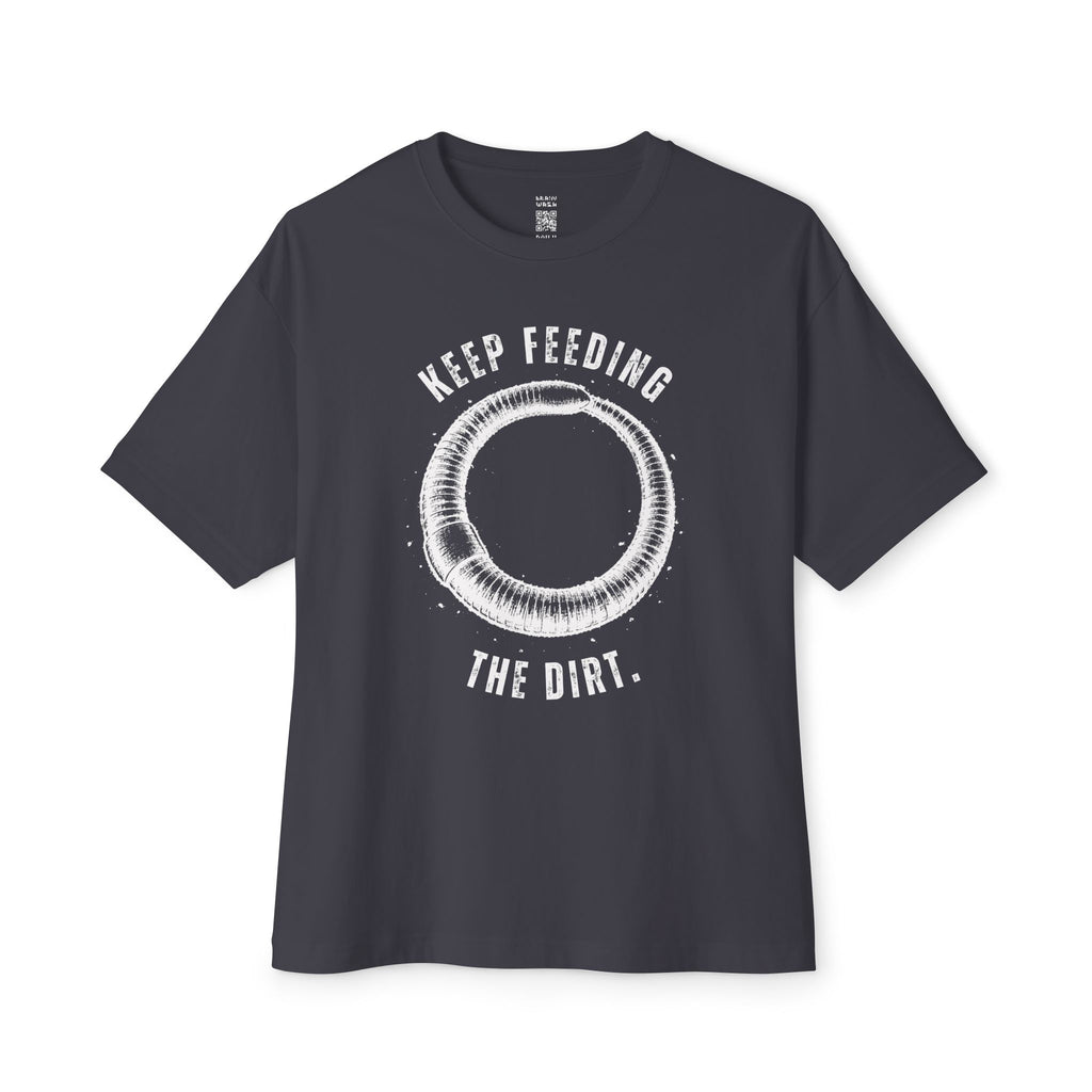Keep Feeding The Dirt (Worm Ouroboros) Oversized Tee