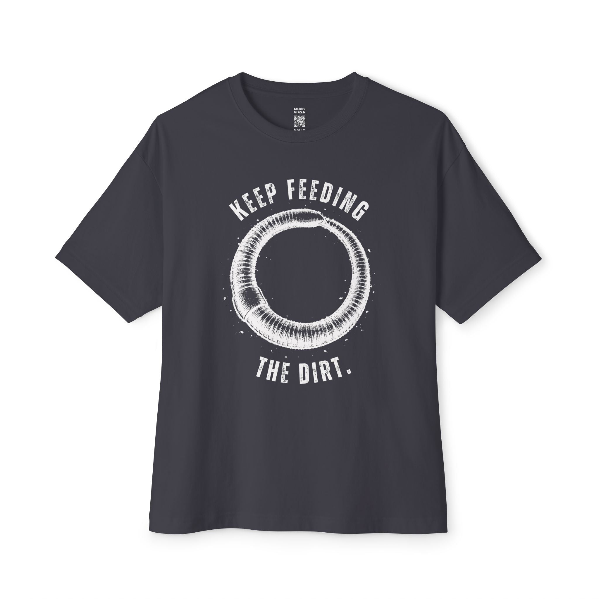 Keep Feeding The Dirt (Worm Ouroboros) Oversized Tee