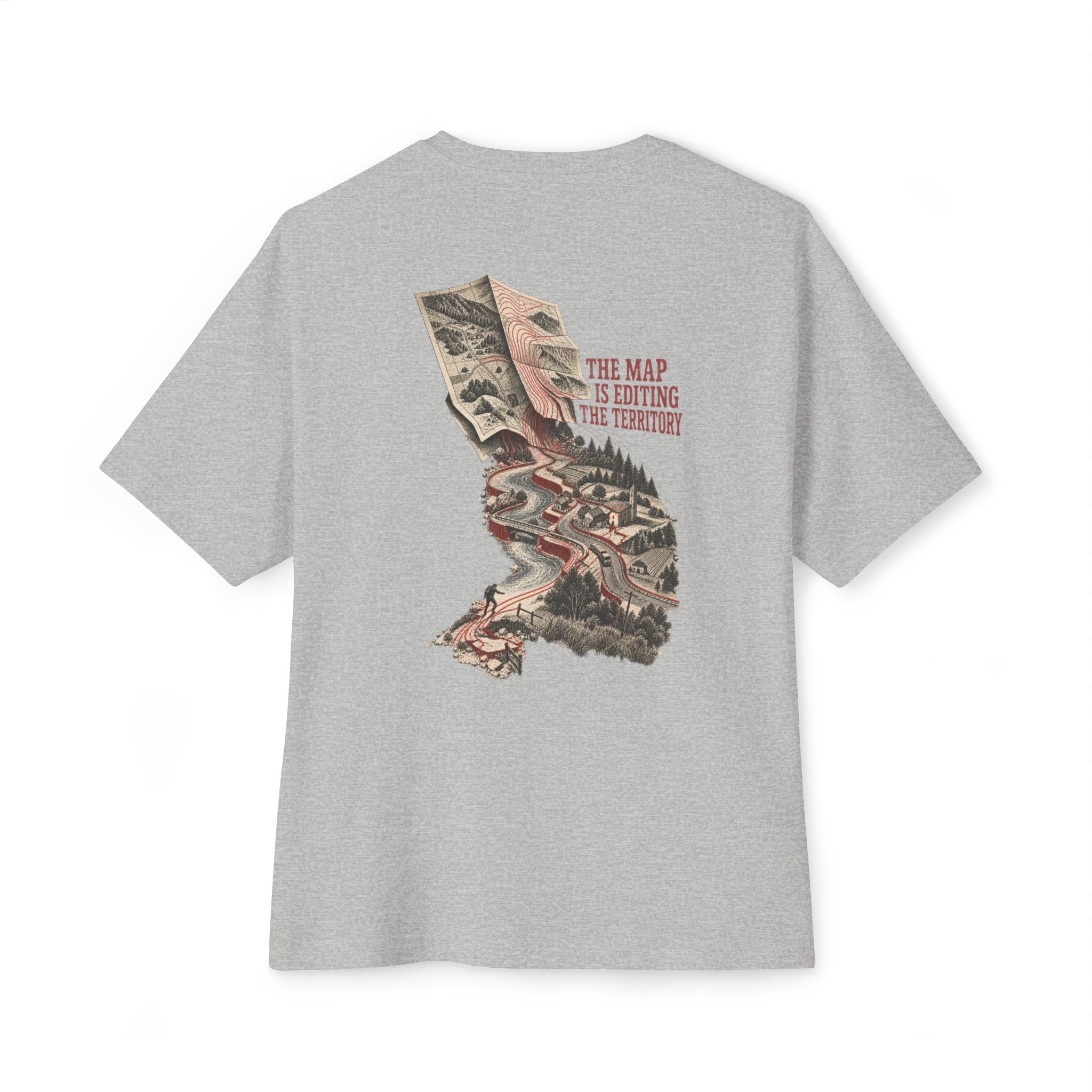 Map Editing Oversized Tee