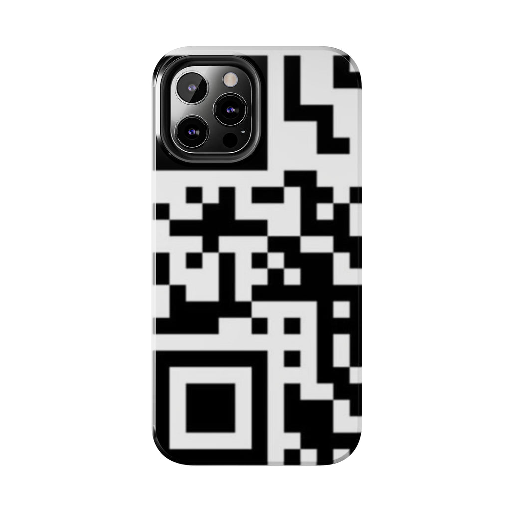 QR Print Tough Phone Case