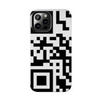 QR Print Tough Phone Case