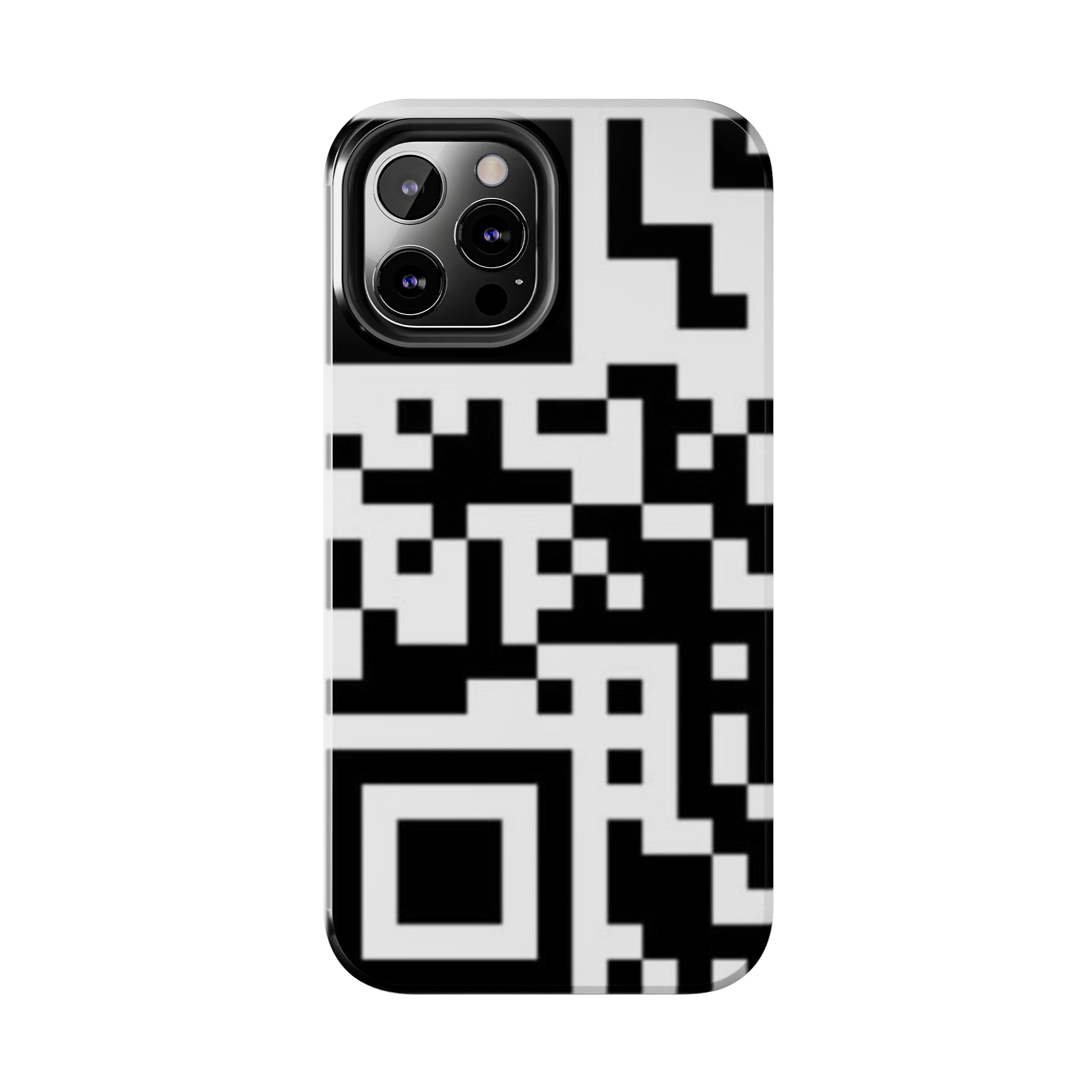 QR Print Tough Phone Case