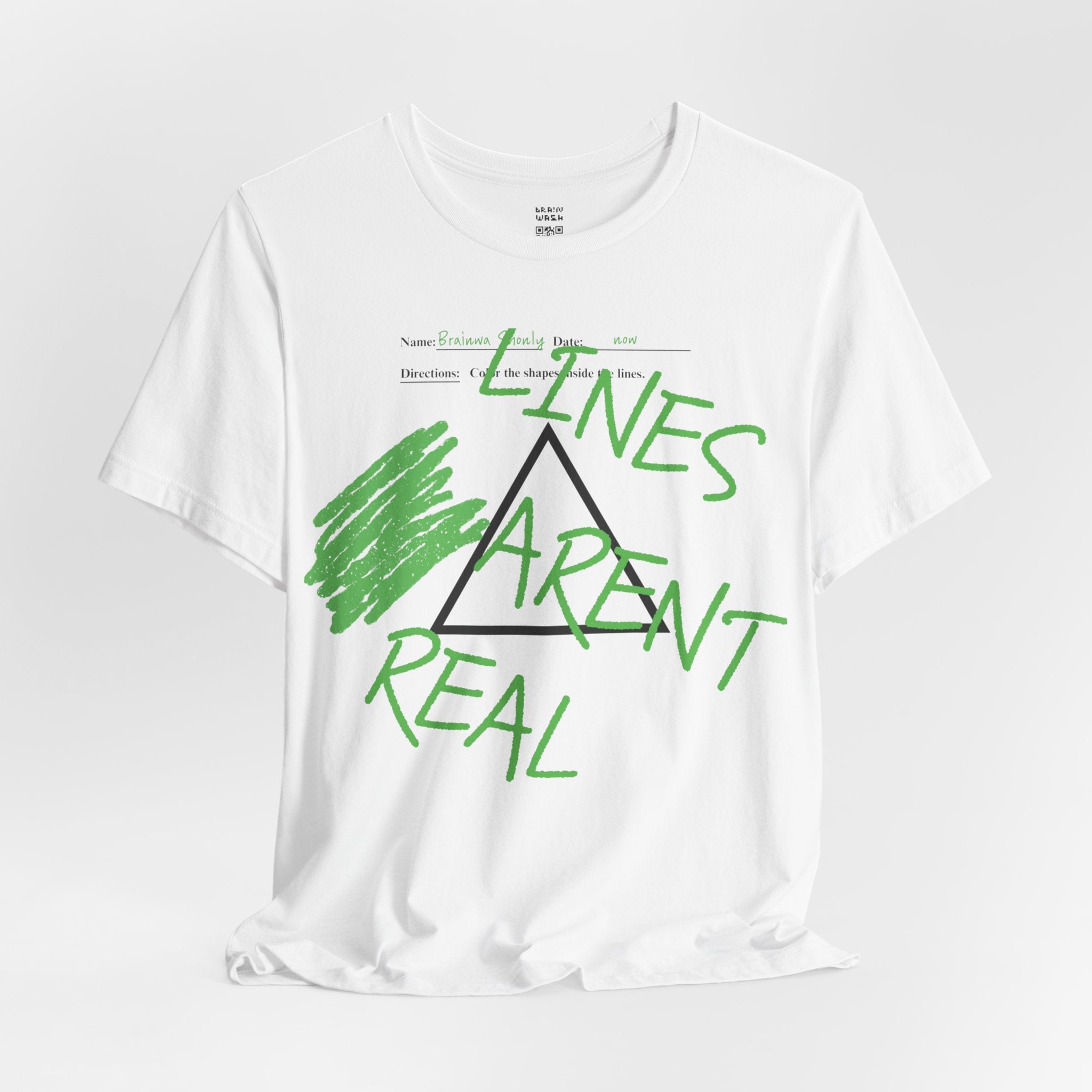 Directions: Color Inside The Lines (Triangle) T-Shirt