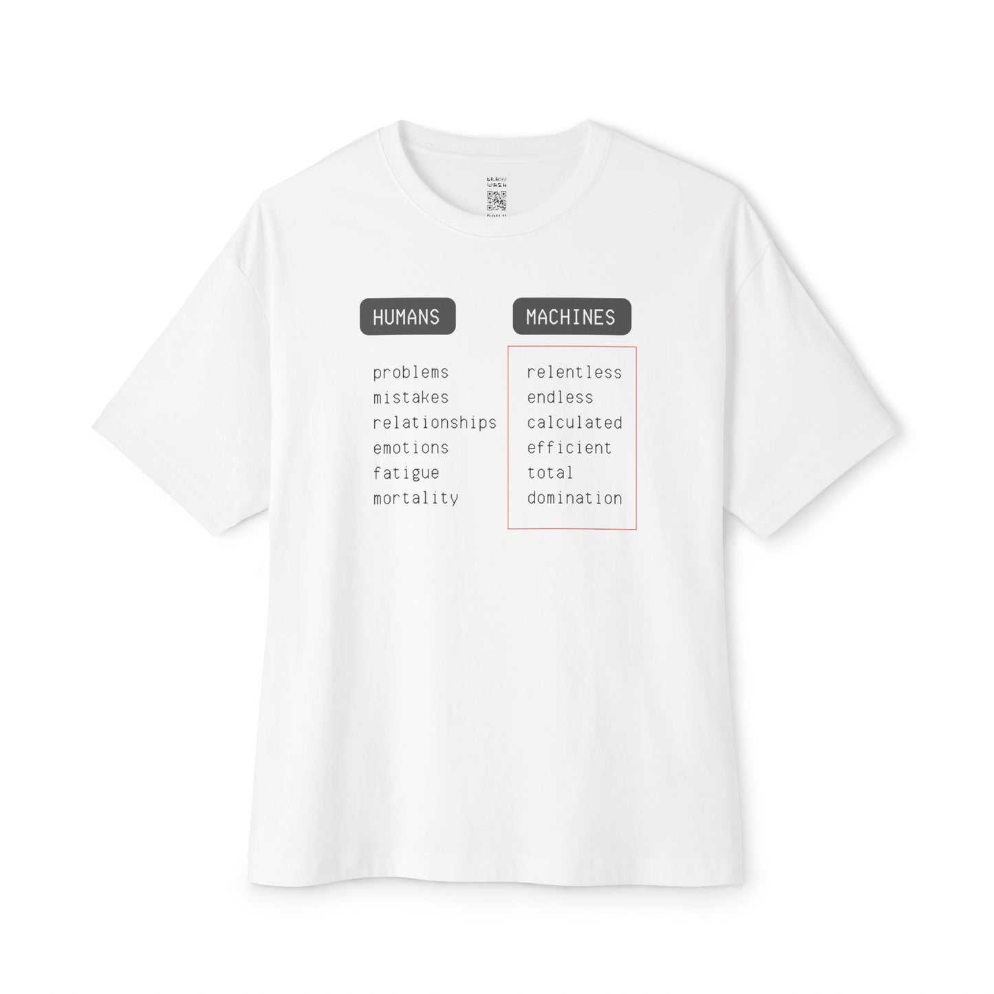 Humans x Machines Oversized Tee