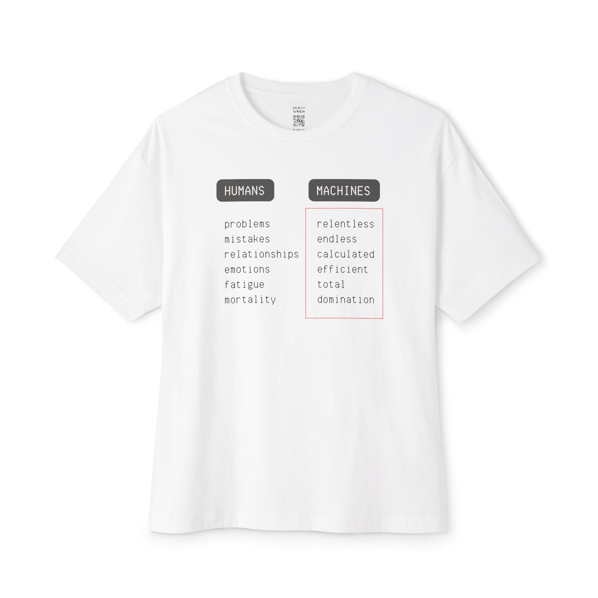 Humans x Machines Oversized Tee