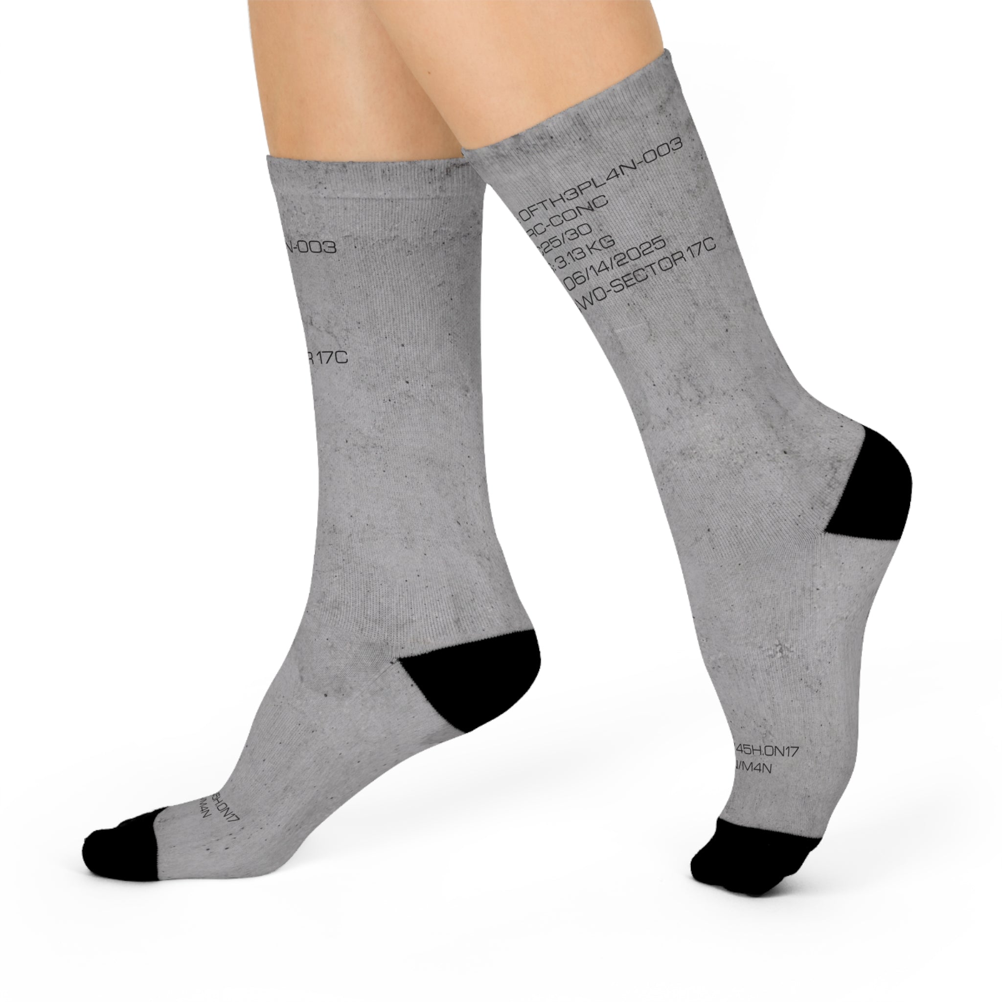 Slab #003 Brutalist Socks