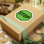 Green Stop Sign Sticker