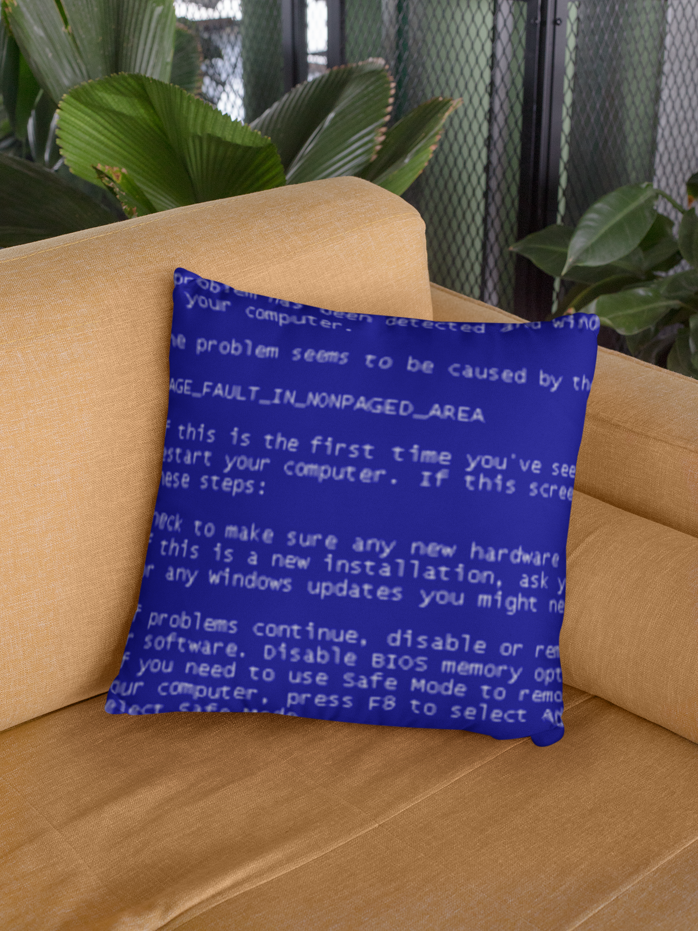 BSOD (Blue Screen of Death) Pillow